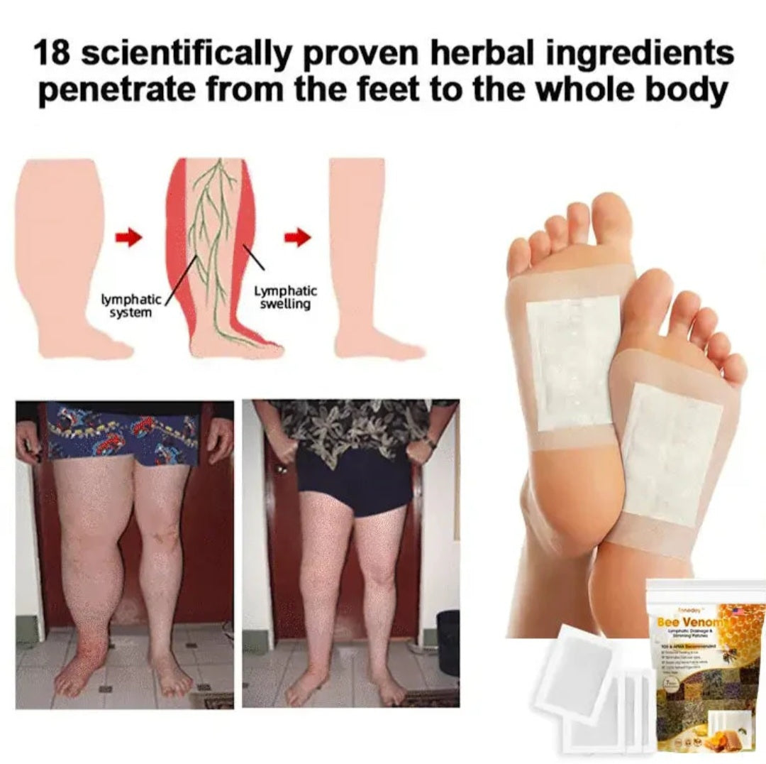 Bee Venom Lymphatic Daiamage & Sliming Patches (10 Patches)